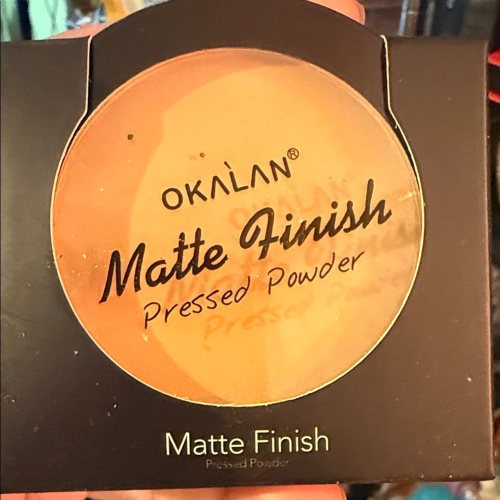 Okalan Matte Finish Pressed Powder - Tan